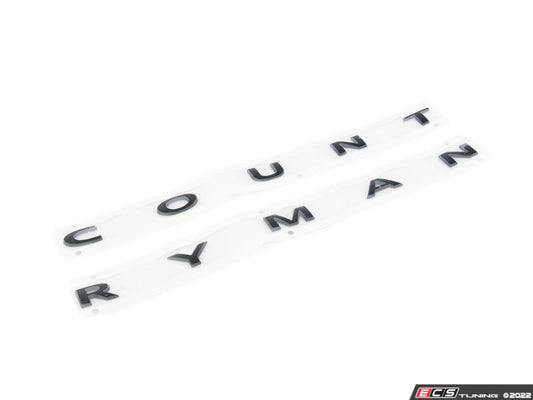 Emblème arrière “MINI Countryman” Piano Black OEM 51149852046 pour MINI Countryman F60 (2015-2020), Countryman F60 LCI (2019-2024). Original MINI.