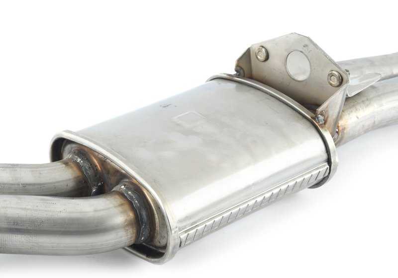 Silencioso intermedio OEM 18107506018 para BMW E46 (316i, 318i, 320i, 323i, 325i, 328i, 330i). Original BMW.