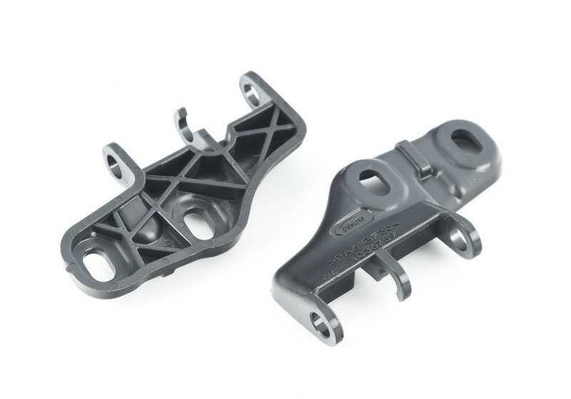 C-Pillar Caps Bracket Set for BMW E93, E93N, F33, F33N, F83, F83N (OEM 54375A19AA6). Original BMW