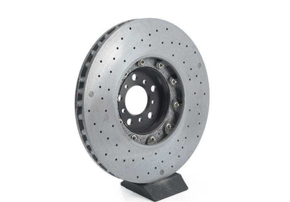 Disco de freno cerámico de carbono derecho OEM 34112284802 para BMW F10, F06, F12, F13. Original BMW.