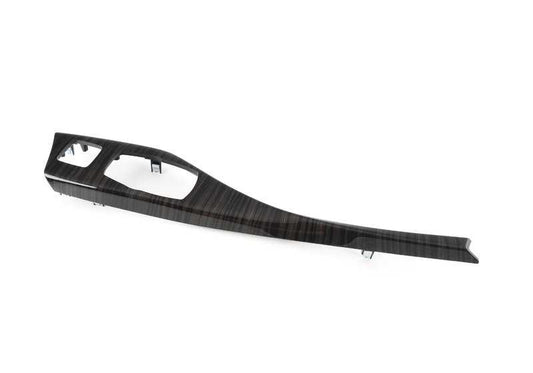 Embellecedor consola central madera Fineline Stream OEM 51169227913 para BMW Serie 2 F23 (218d, 218i) modelos compatibles. Original BMW.