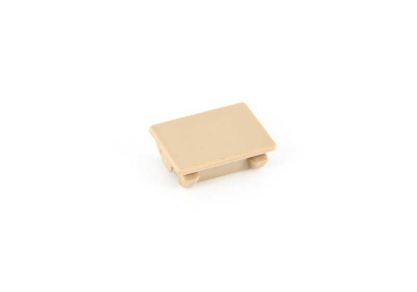 Tapa embellecedora beige OEM 51437144528 para BMW E90, E91, E84, F25, F26. Pieza original BMW. Ideal para cubrir acabados del interior del coche.