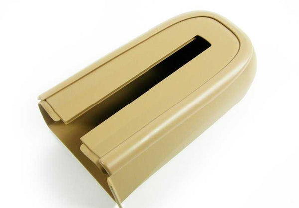 Tapa embellecedora izquierda para reposacabezas OEM 52107003547 para BMW E46. Original BMW.