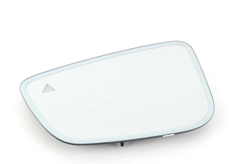 Flat Left Heated Mirror Glass for BMW G42, G87, G20, G80, G22, G23, G26, G82, G83 (OEM 51165A07B75). Original BMW