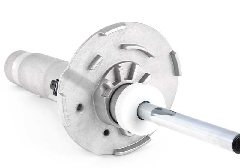 Front left EDC shock absorber for BMW G87, G80, G82 (OEM 31318091349). Original BMW.