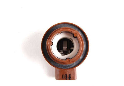 Portalámparas intermitente delantero derecho blanco OEM 63136914168 para BMW Serie 3 E46. Original BMW.