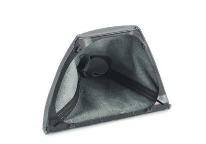 ** OEM 25117525749 gear lever cover for BMW E46, E60, E61, E63, E64, E65, E66, E67, E83, E85, E86. Original BMW. **