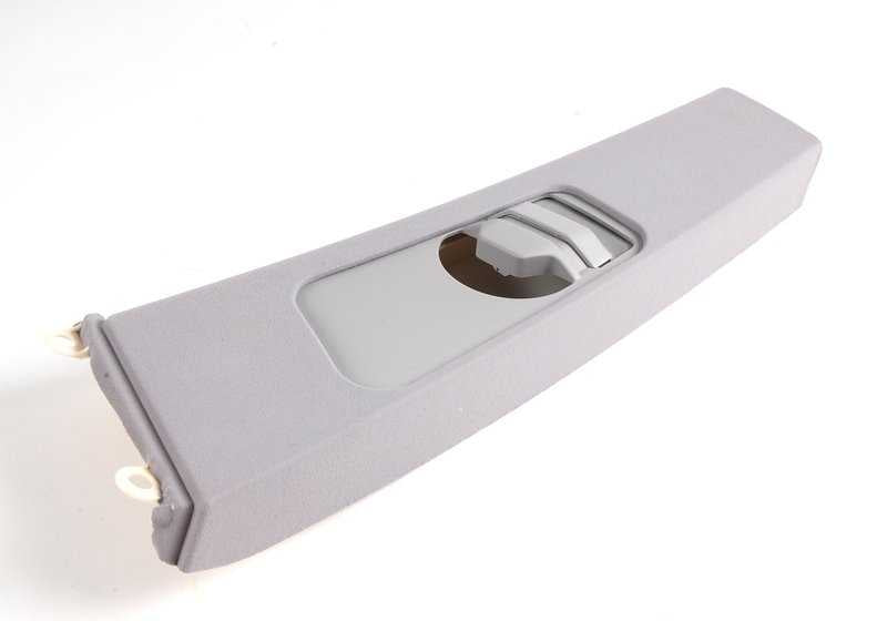 Evelolecedora pilar b sinistra superiore (grigio chiaro) OEM 51437069159 per BMW E46 {316CI, 318CI} tutti i modelli compatibili. BMW originale.