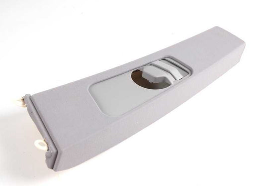 Evelolecedora pilar b sinistra superiore (grigio chiaro) OEM 51437069159 per BMW E46 {316CI, 318CI} tutti i modelli compatibili. BMW originale.