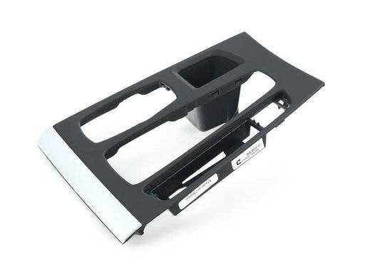 Embellecedor central consola OEM 51168059935 para BMW X5 M F85 y X6 M F86. Original BMW.