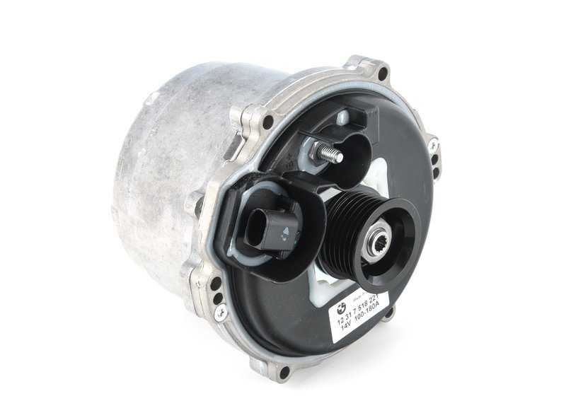 Alternateur réfrigéré à l'eau 12317518221 pour BMW (Modèles compatibles: E60, E61, E63, E64, E65, E66, E67, E70, E71, E72, E83, E85, E86, E87, E90, E91, E92, E93). BMW d'origine.