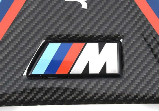 Cubierta de motor en carbono OEM 11148058667 para BMW F90 M5, F90 M5 CS, F91 M8 Competition, F92 M8 Competition, F93 M8. Acabado alto brillo. Original BMW.