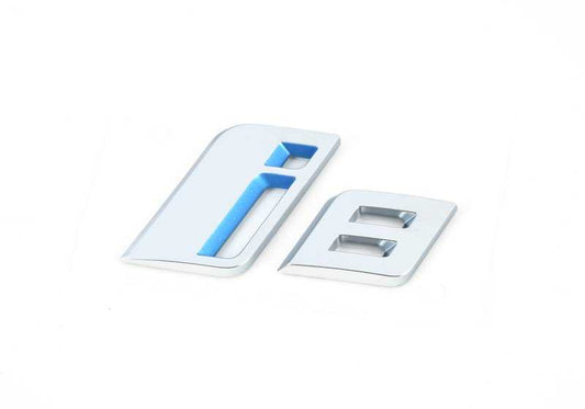 Badge for BMW i I12, I12N, I15 (OEM 51147351745). Genuine BMW