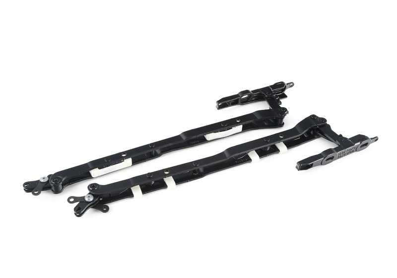 Juego de bisagras OEM 54375A19AA3 para BMW E93 318i, 320d, 320i (todos los motores y transmisiones compatibles). Original BMW.