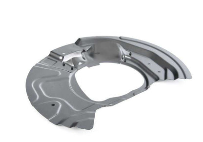 Protector de freno derecho OEM 34106895050 para BMW X5 E70, E70N, F15 y X6 E71, F16. Original BMW.
