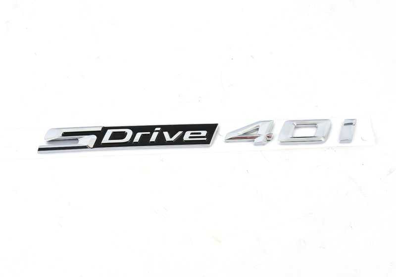 Inscripción S-DRIVE 40I OEM 51147436015 para BMW X5 G05, X5 G05 LCI. Original BMW.