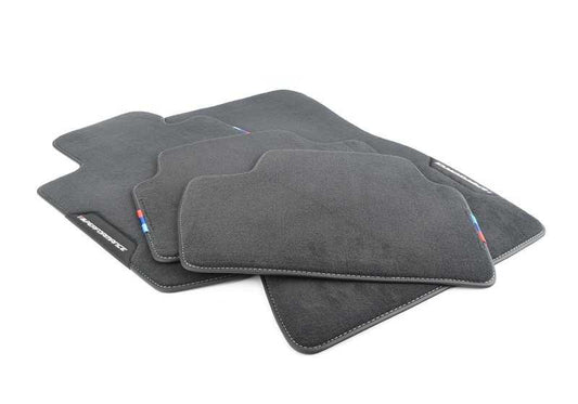M Performance floor mats for BMW G42, G87 (OEM 51475A35AF0). Original BMW.