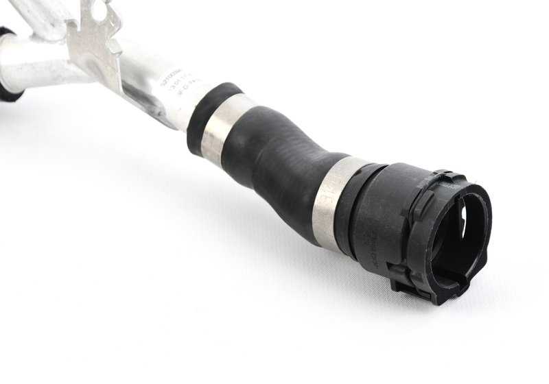 Coolant hose for BMW 5 Series F07, F10N, 6 Series F06, F12N, F13N, 7 Series F01N, F02N (OEM 17127647750). Genuine BMW.