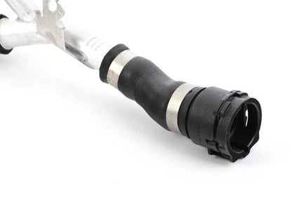 Coolant hose for BMW 5 Series F07, F10N, 6 Series F06, F12N, F13N, 7 Series F01N, F02N (OEM 17127647750). Genuine BMW.