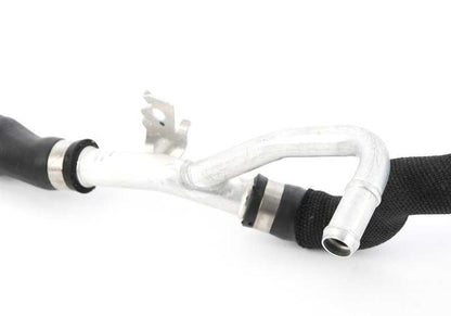 Coolant hose for BMW 5 Series F07, F10N, 6 Series F06, F12N, F13N, 7 Series F01N, F02N (OEM 17127647750). Genuine BMW.