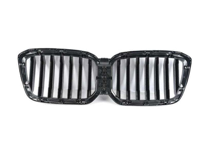 Rejilla decorativa delantera OEM 51135A1AC55 para BMW X3 G01N, G08N y X4 G02N. Pieza original BMW.