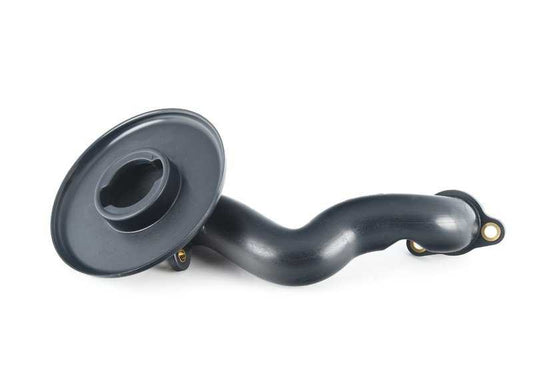 Tubo de llenado de aceite OEM 11127588548 para BMW X5 E70 y BMW X6 E71 con motor S63. Original BMW.