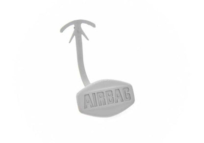 GRAY Emblem OEM 51417066502 for BMW Z4 E85 and E86 (all models: 2.0i, 2.2i, 2.5i). Original BMW piece. Ideal to replace deteriorated badge in door panels.