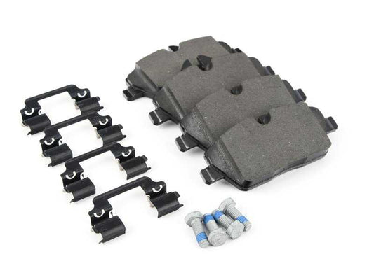 Juego de pastillas de freno delanteras OEM 34106874809 para MINI F56, F56 LCI, F55, F55 LCI, Cabrio F57, Cabrio F57 LCI. Original MINI.