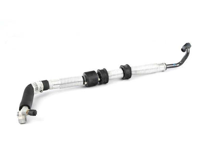 Tubo de sucção de evaporador para compressor OEM 64538377633 para BMW E36. Conduz o líquido de arrefecimento do ar condicionado. BMW original.