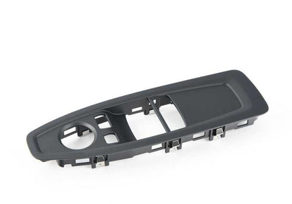 Marco interruptor elevalunas lado conductor OEM 51417324672 para BMW F32, F33, F82. Original BMW.