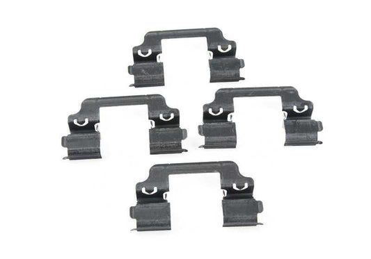 Kit de reparación de pastillas de freno traseras sin asbesto OEM 34216896975 para BMW G30, G11, G12. Original BMW.