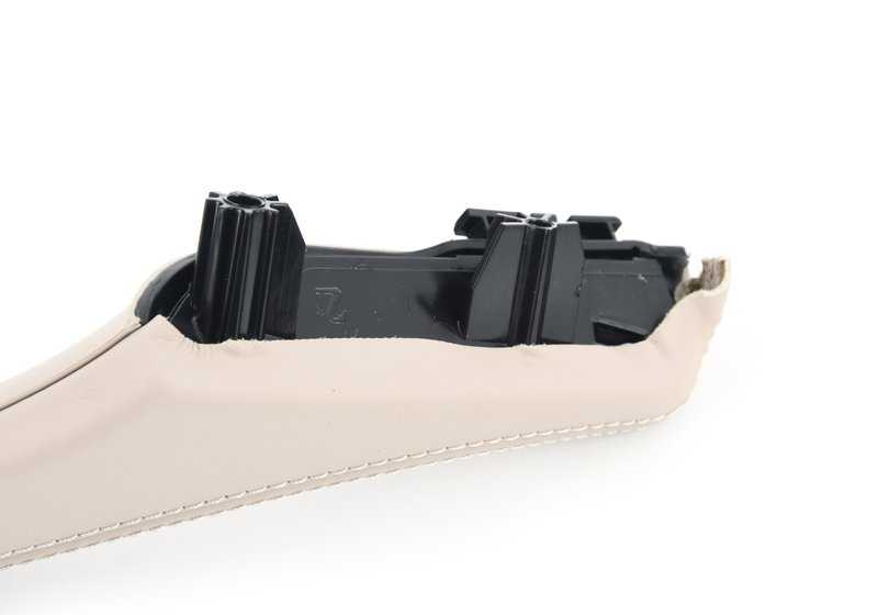 Asa de agarre puerta izquierda OEM 51417225863 para BMW F10, F11, F18. Original BMW.