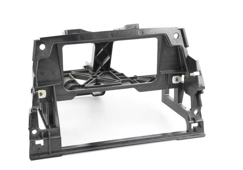 Soporte funcional salpicadero OEM 51457075394 para BMW E90, E90N, E91, E91N, E92, E92N, E93, E93N. Pieza original BMW.