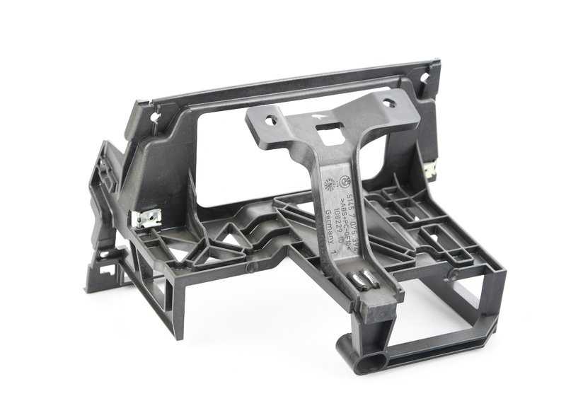 Soporte funcional salpicadero OEM 51457075394 para BMW E90, E90N, E91, E91N, E92, E92N, E93, E93N. Pieza original BMW.