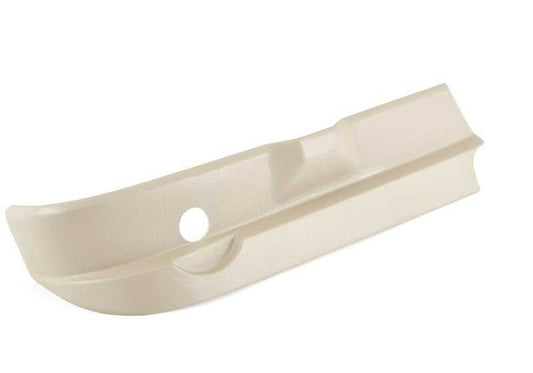 Embellecedor exterior izquierdo OEM 52101942659 para BMW Serie 5 E28, Serie 6 E24 y Serie 7 E23. Color beige perlado. Pieza original BMW. Compatibilidad con modelos con asientos deportivos.