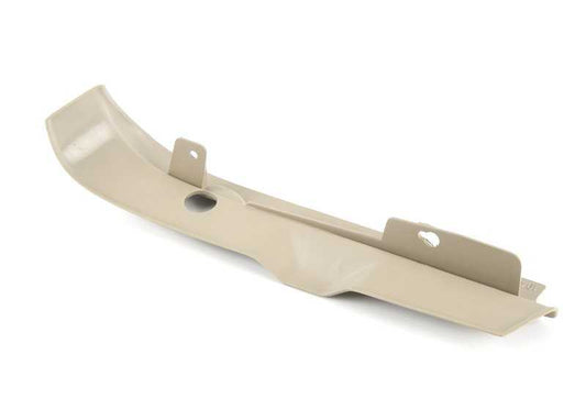Embellecedor exterior izquierdo OEM 52101942659 para BMW Serie 5 E28, Serie 6 E24 y Serie 7 E23. Color beige perlado. Pieza original BMW. Compatibilidad con modelos con asientos deportivos.