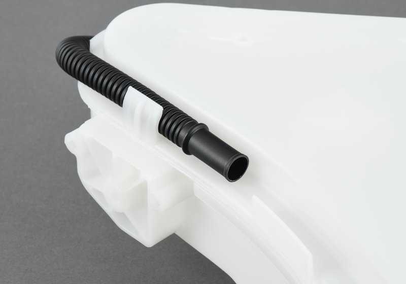 Windshield washer fluid reservoir for BMW 5 Series F07, F10, F18 (OEM 61667269668). Original BMW