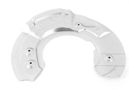 Chapa protectora freno delantera izquierda OEM 34116775269 para BMW Serie 5 F07 550i (modelos N63 y N63T). Compatible con tracción trasera y xDrive. Original BMW.