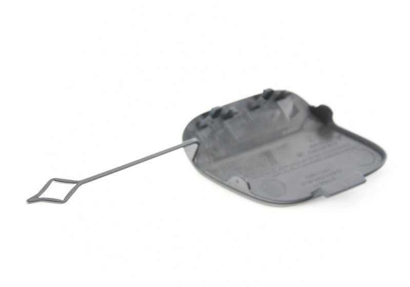 Tapa trasera gancho de remolque imprimada OEM 51125A24405 para BMW X1 F48. Original BMW.