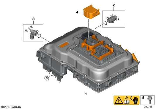 Maschinenelektronik für BMW I12, I12N, I15 (OEM 12365A38143). Original BMW.