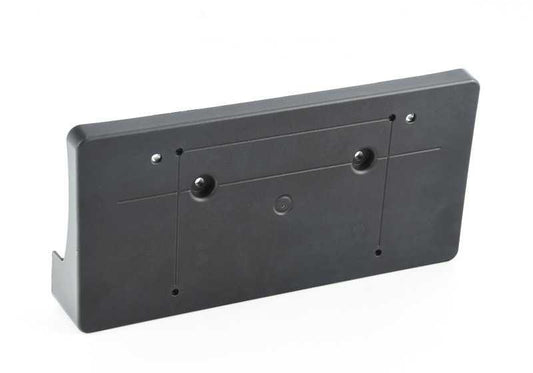 Soporte matrícula delantera OEM 51117370807 para MINI F54 (todos los modelos compatibles: Cooper, Cooper D, automático y manual, de 2015 a 2019). Original MINI.
