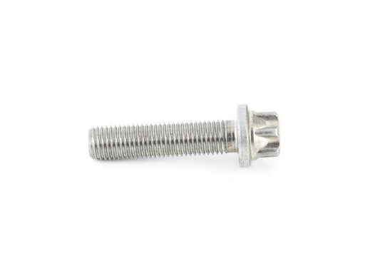 OEM aluminum fixing screw 07129908413 for BMW I3 (I01) and Mini (F56, F57). Ideal for E-Getriebe fixings. Original BMW and Mini.