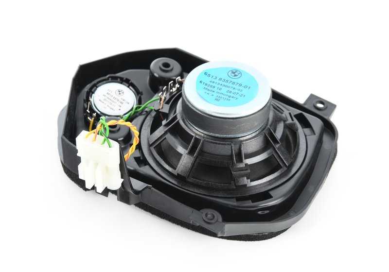 Altavoz trasero izquierdo OEM 65138357879 para BMW E36 (316i, 318i, 320i, 323i, 325i, 328i, M3, Compact, Coupé, Touring, Berlina, Cabrio). Original BMW.