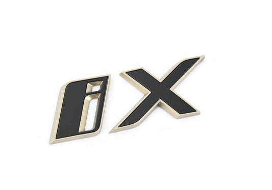 Emblem for BMW I20 (OEM 51145A3F9B1). Genuine BMW
