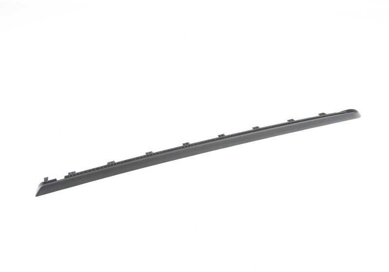 Embellecedor trasero izquierdo negro OEM 51427281473 para BMW F30, F31, F80. Original BMW.