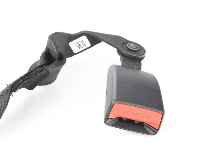 Cinturón de seguridad trasero central y derecho OEM 72117345314 para BMW F34. Original BMW.
