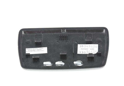 Tapa cenicero aluminio cepillado OEM 51169206397 para BMW Serie 5 F10 (modelos: 518d, 520d). Original BMW.