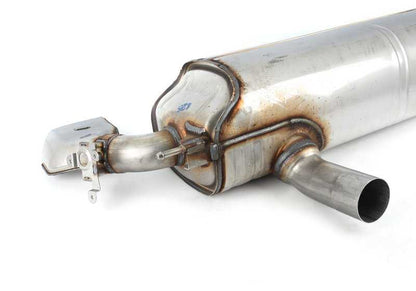 Silencioso trasero con válvula de escape OEM 18308657603 para BMW G30, G31. Original BMW.