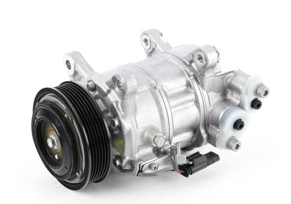 Compresor aire acondicionado con acoplamiento magnético OEM 64529299328 para BMW F20, F21, F22, F30, F32, F36, F34 GT… y más. Original BMW.