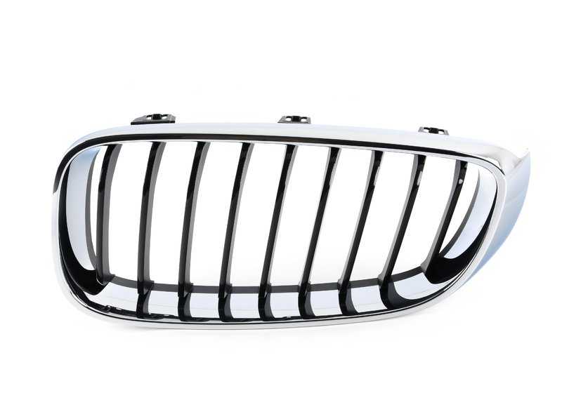 Rejilla decorativa frontal izquierda OEM 51135A3D035 para BMW F34 318d (modelos desde 2013 hasta 2020). Original BMW.